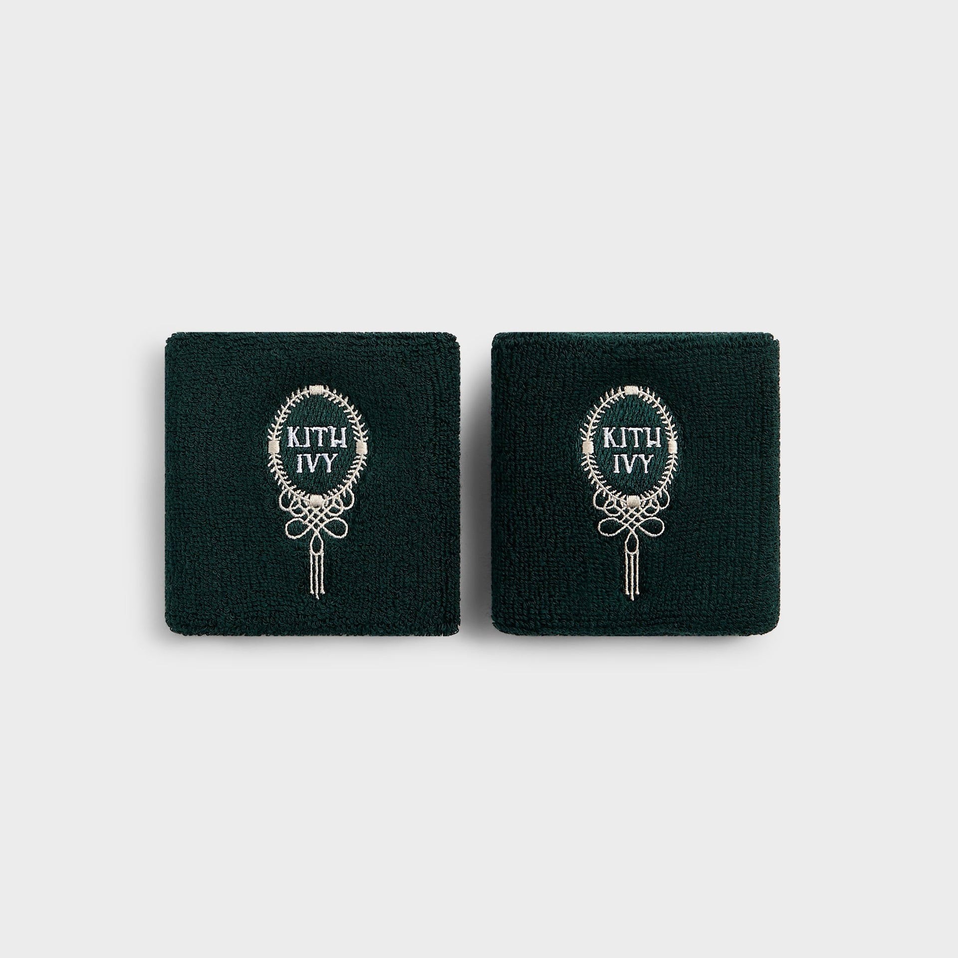 Kith Ivy for Wilson Classic Terry Wristbands - Ivy Green