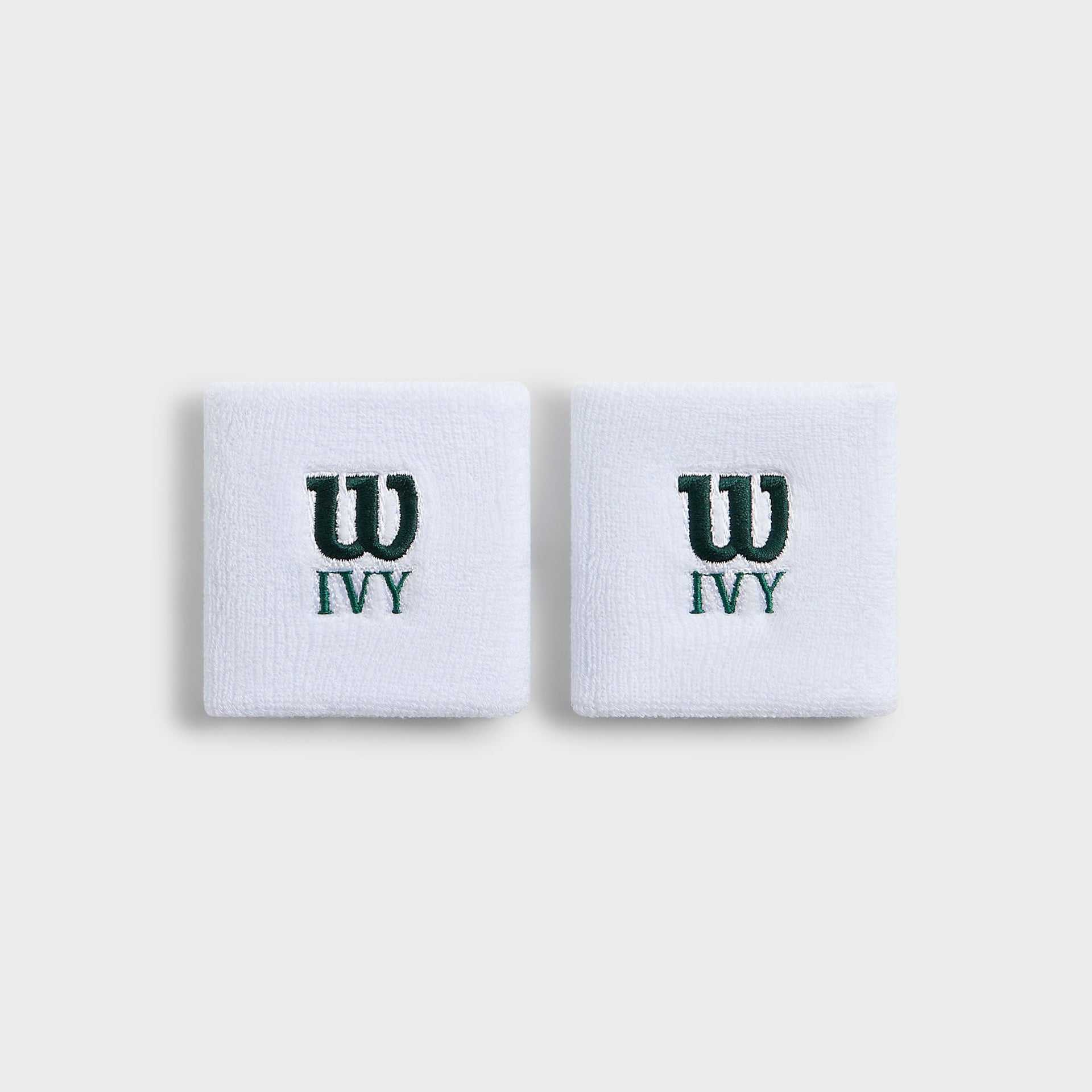 Kith Ivy for Wilson Classic Terry Wristbands - White