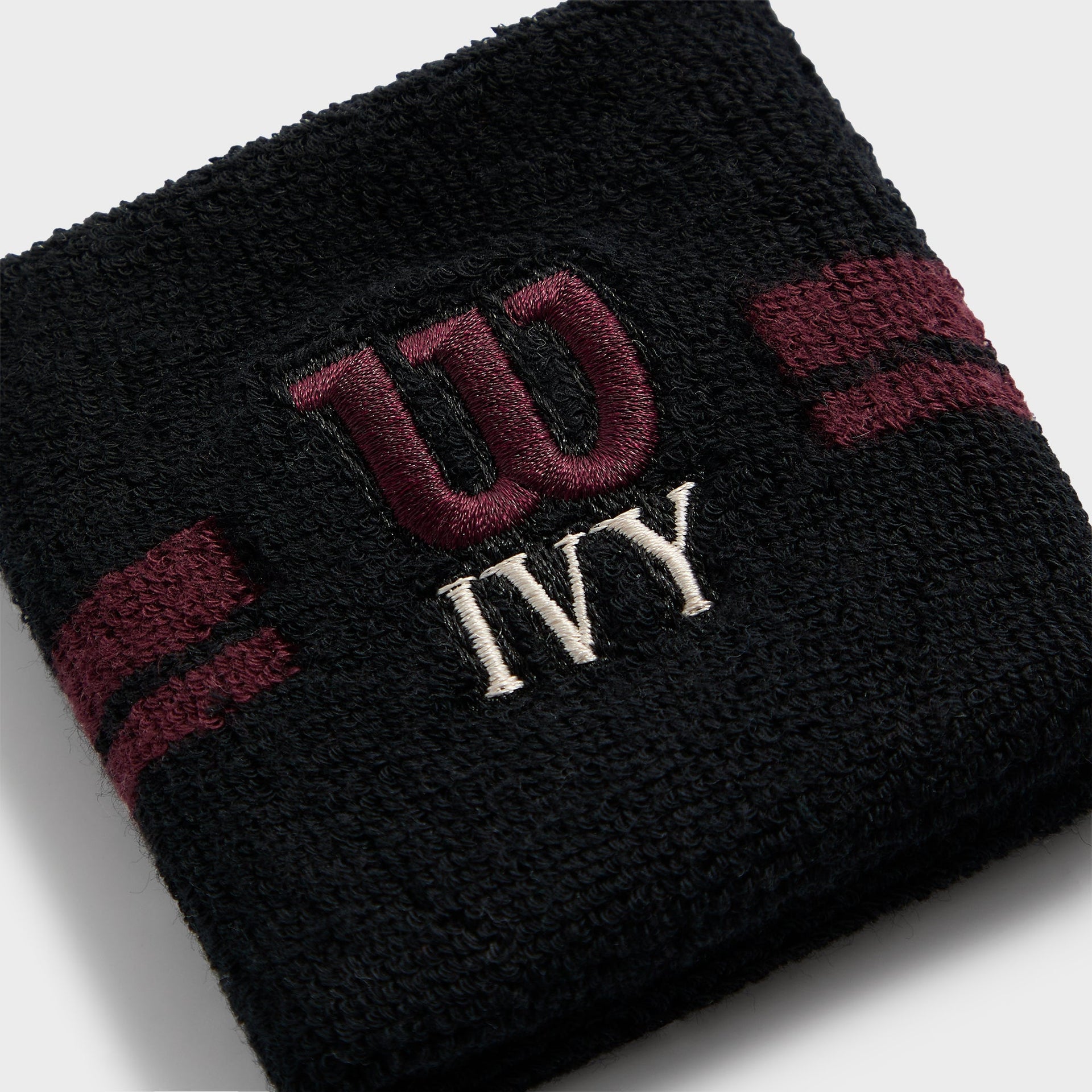 Kith Ivy for Wilson Terry Stripe Wristbands - Black