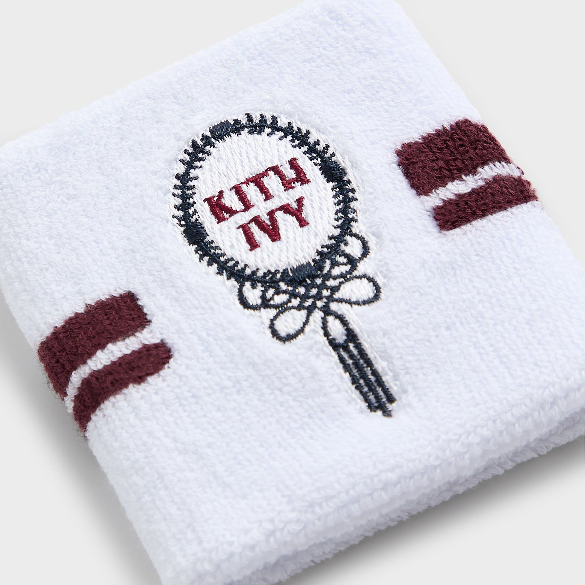 Kith Ivy for Wilson Terry Stripe Wristbands - White