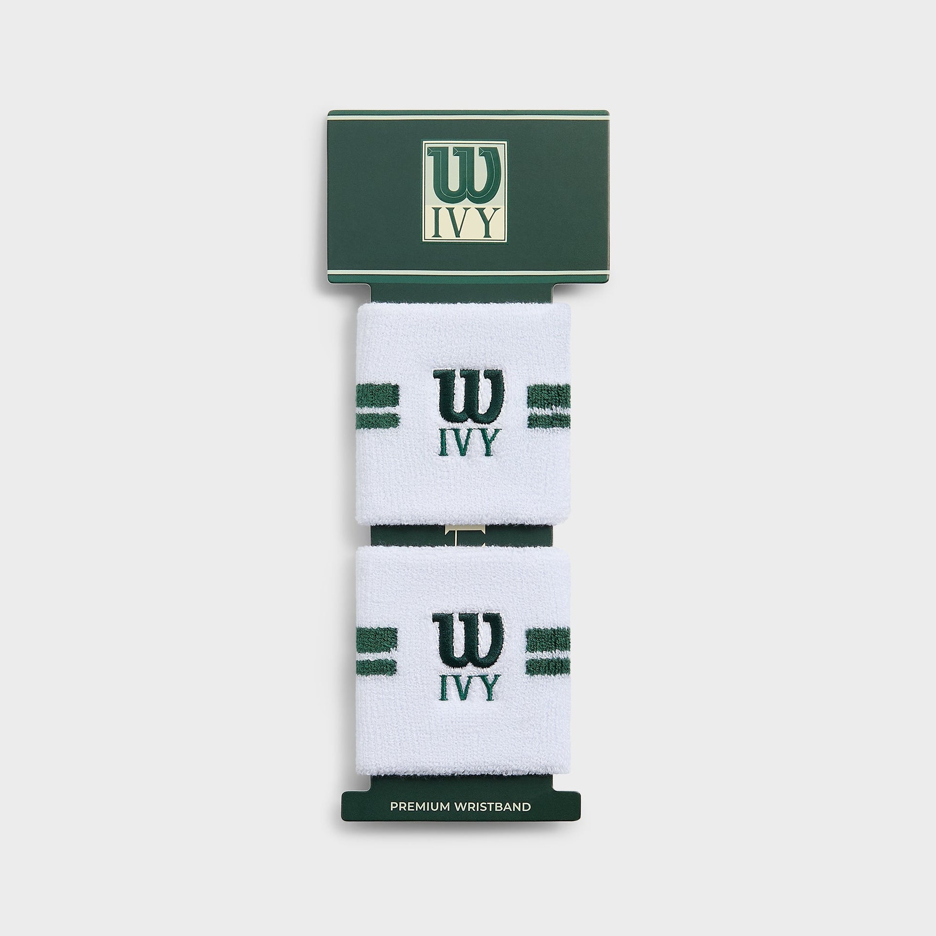Kith Ivy for Wilson Terry Stripe Wristbands - White