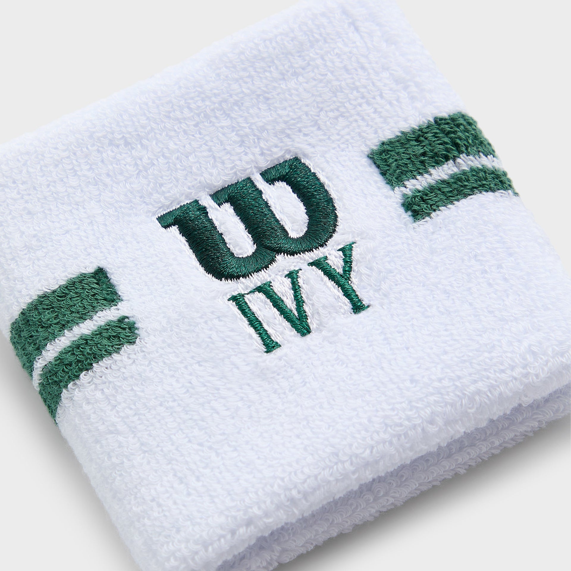 Kith Ivy for Wilson Terry Stripe Wristbands - White