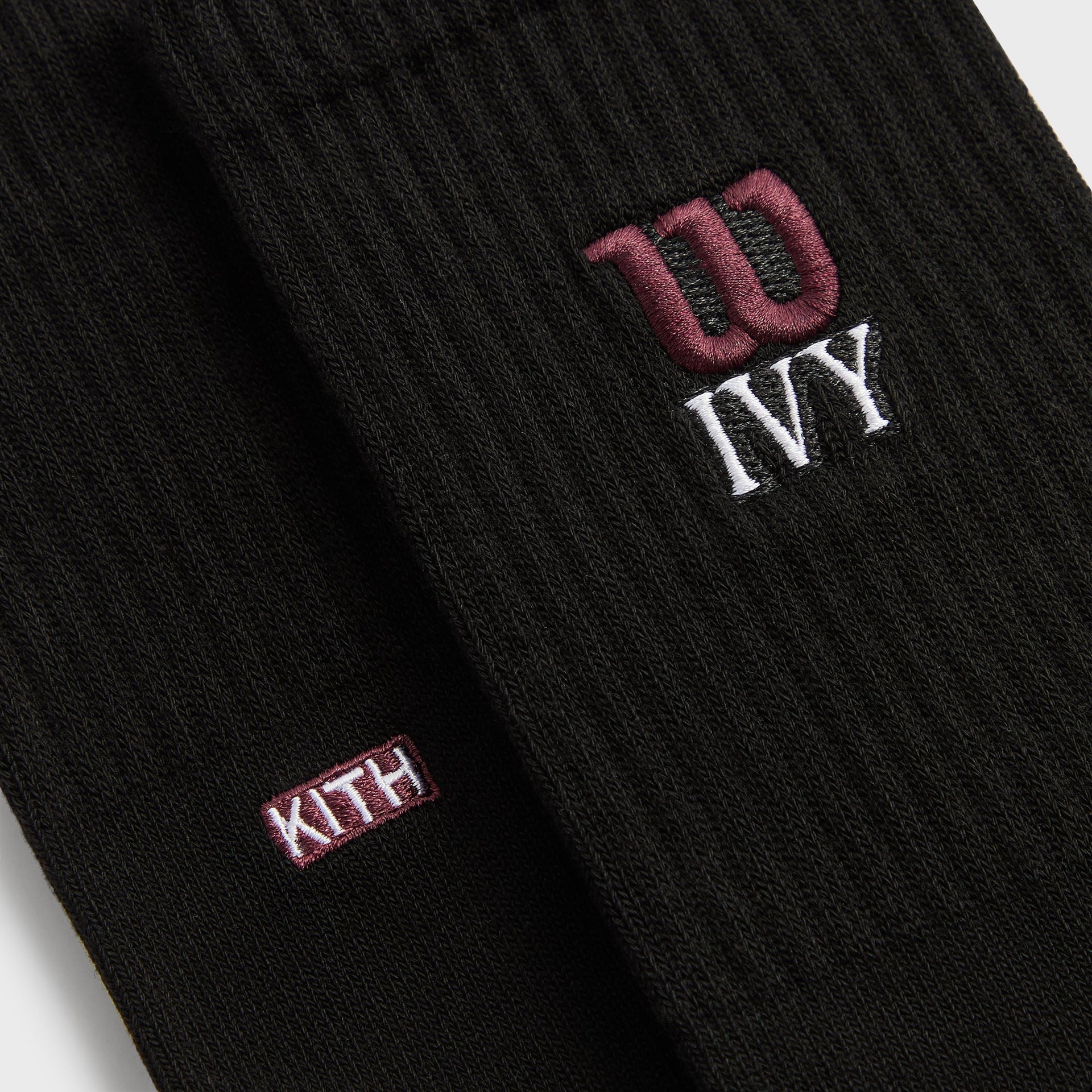 Kith Ivy for Wilson Logo Crew Socks - Black