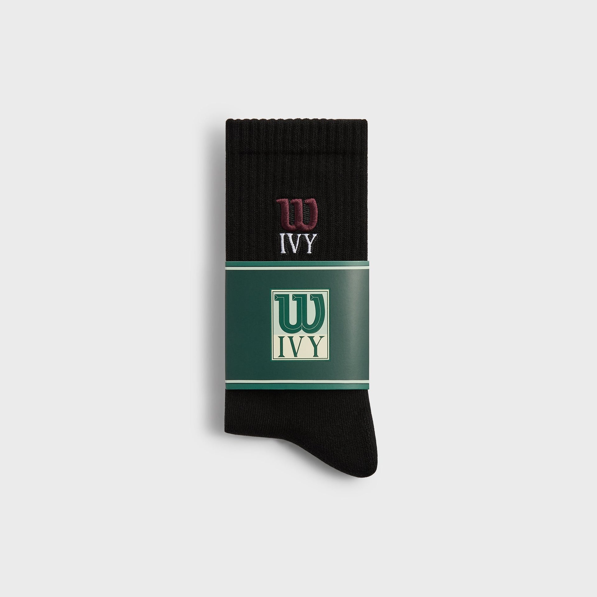 Kith Ivy for Wilson Logo Crew Socks - Black