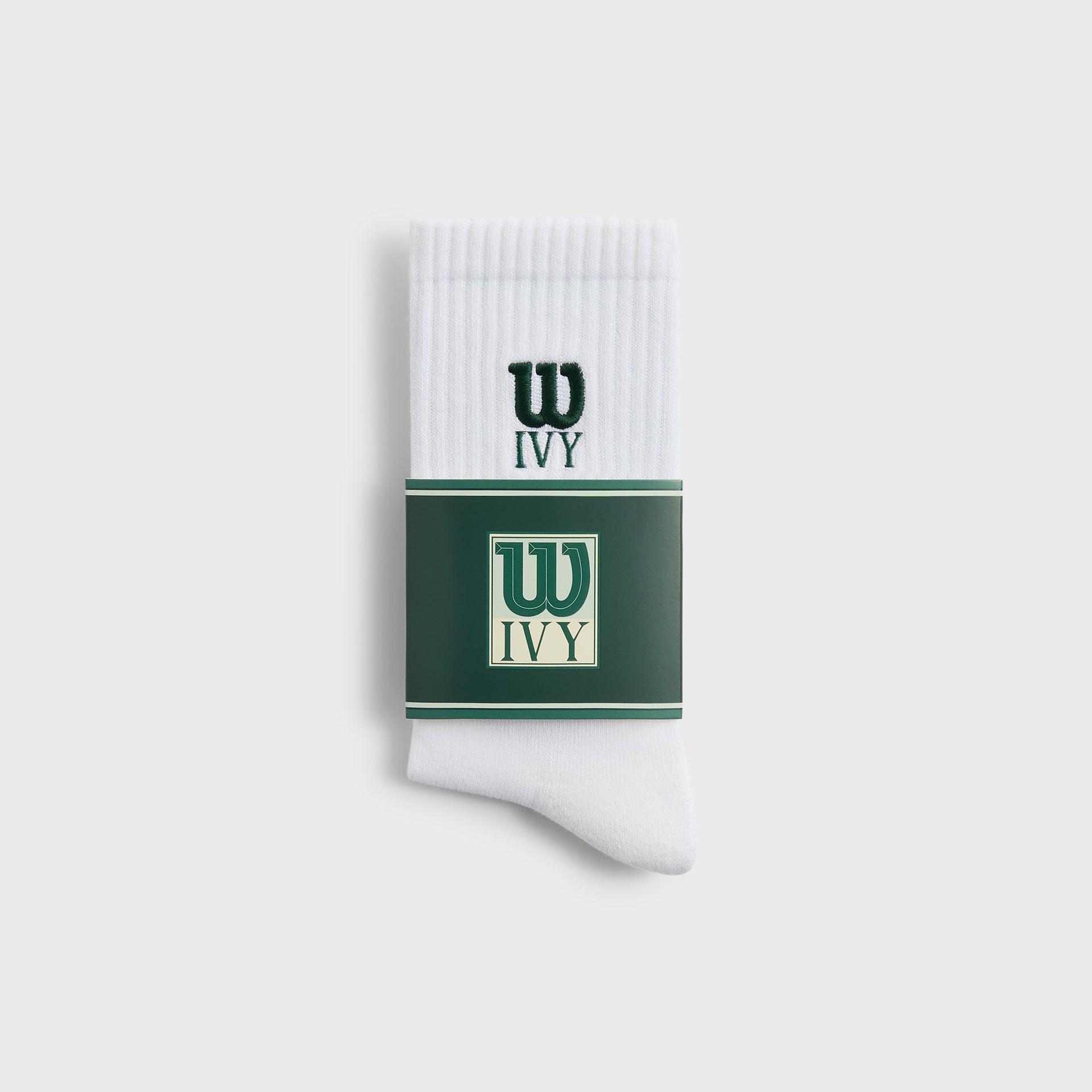 Kith Ivy for Wilson Logo Crew Socks - White