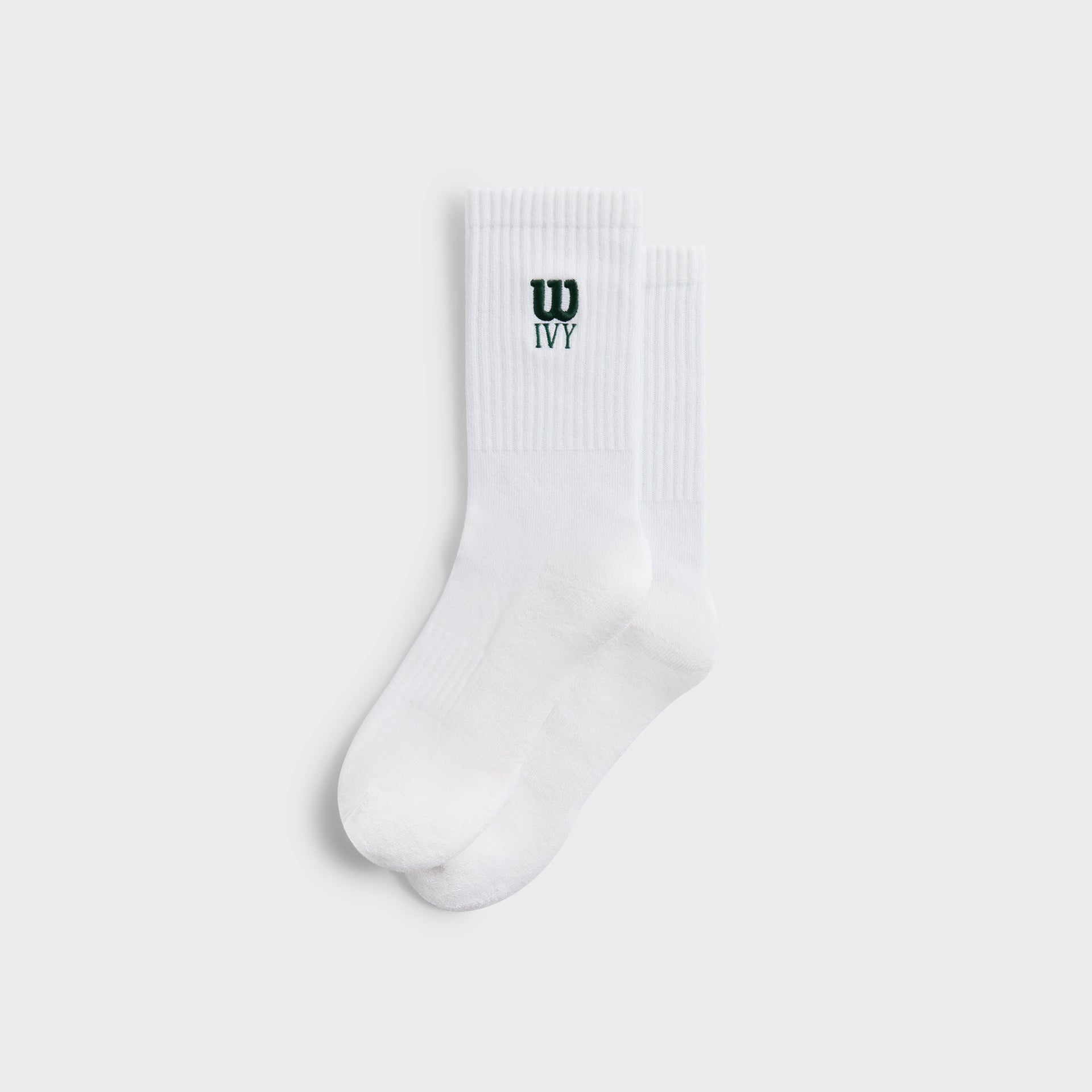 Kith Ivy for Wilson Logo Crew Socks - White