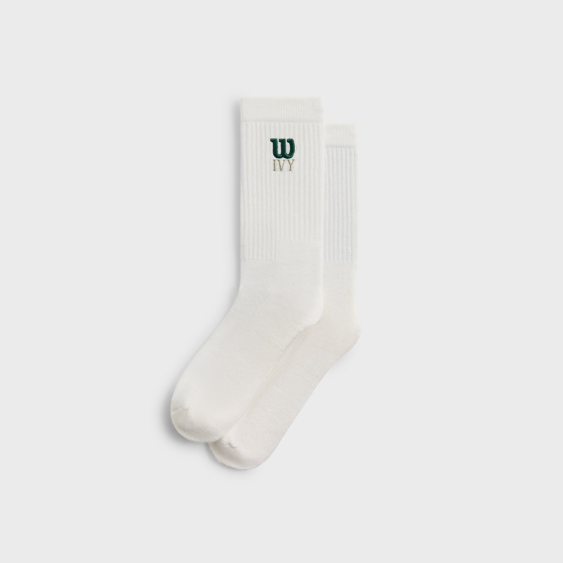 Kith Ivy for Wilson Performance Crew Socks - White
