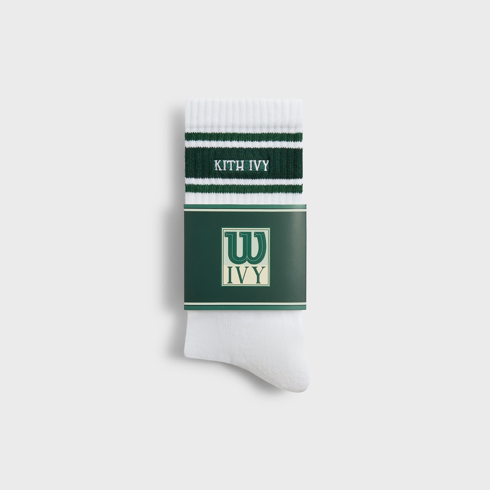 Kith Ivy for Wilson Stripe Logo Crew Socks - White