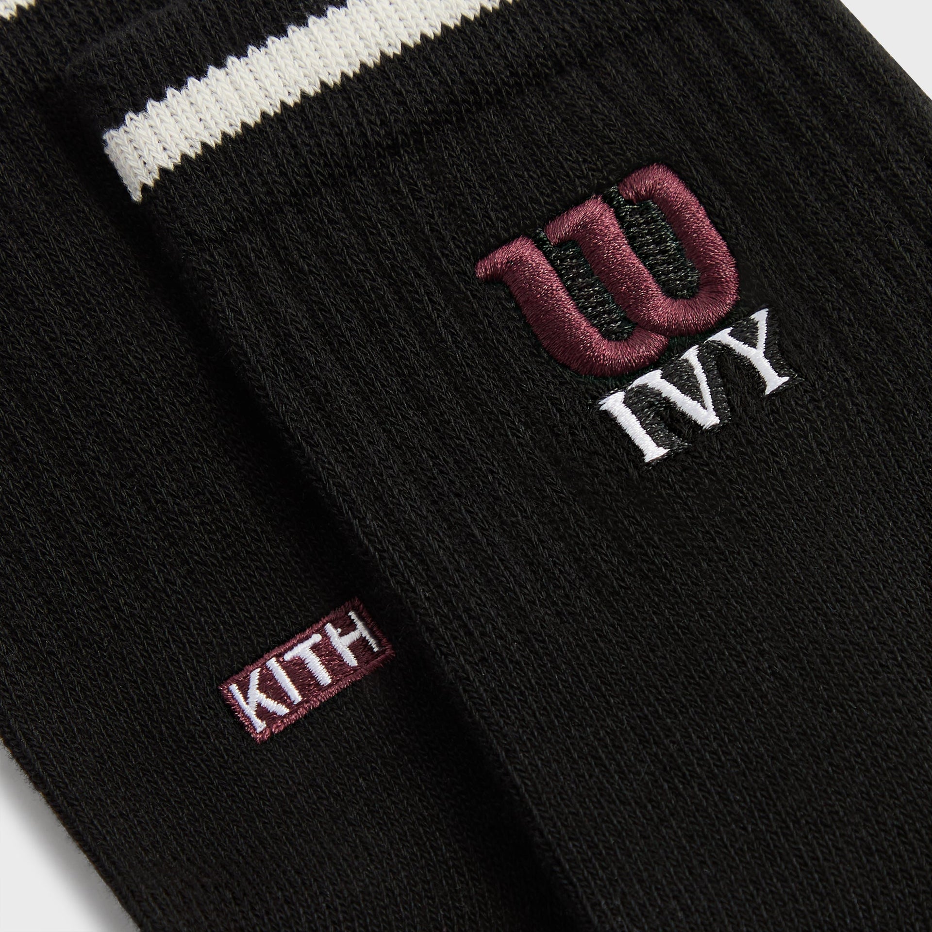 Kith Ivy for Wilson Quarter Top Socks - Black