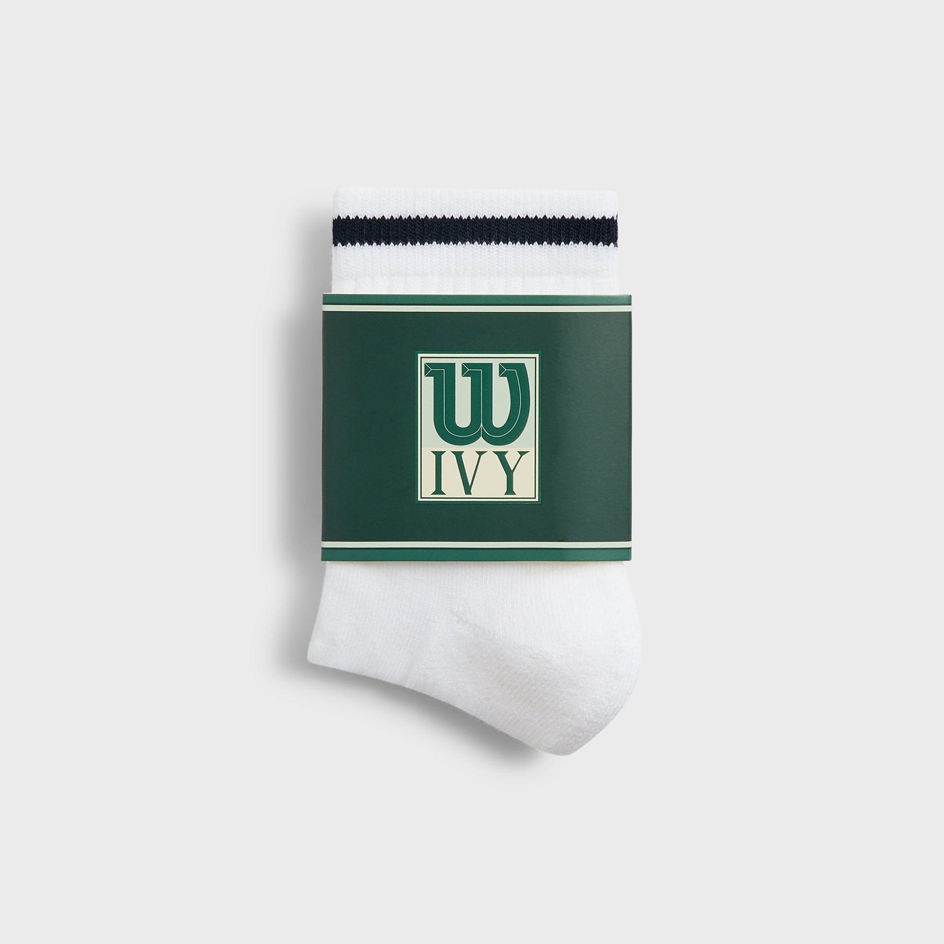Kith Ivy for Wilson Quarter Top Socks - White / Port Royal