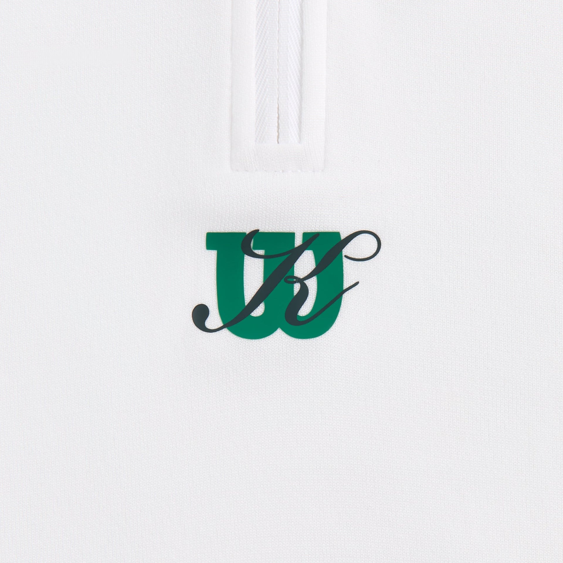 Kith for Wilson Doherty Zip Front Polo - White