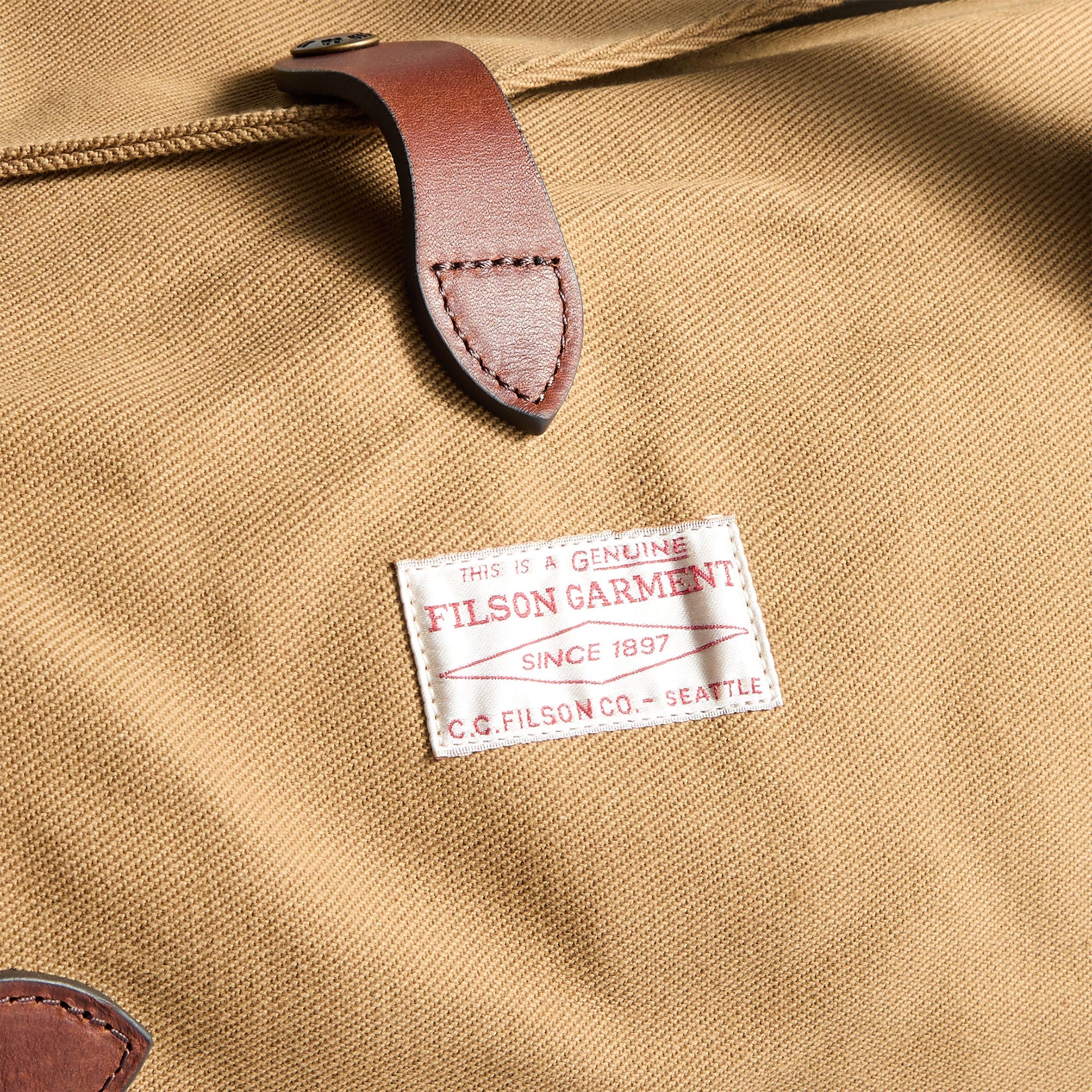Junya Watanabe MAN Nylon Duffle Bag - Tan