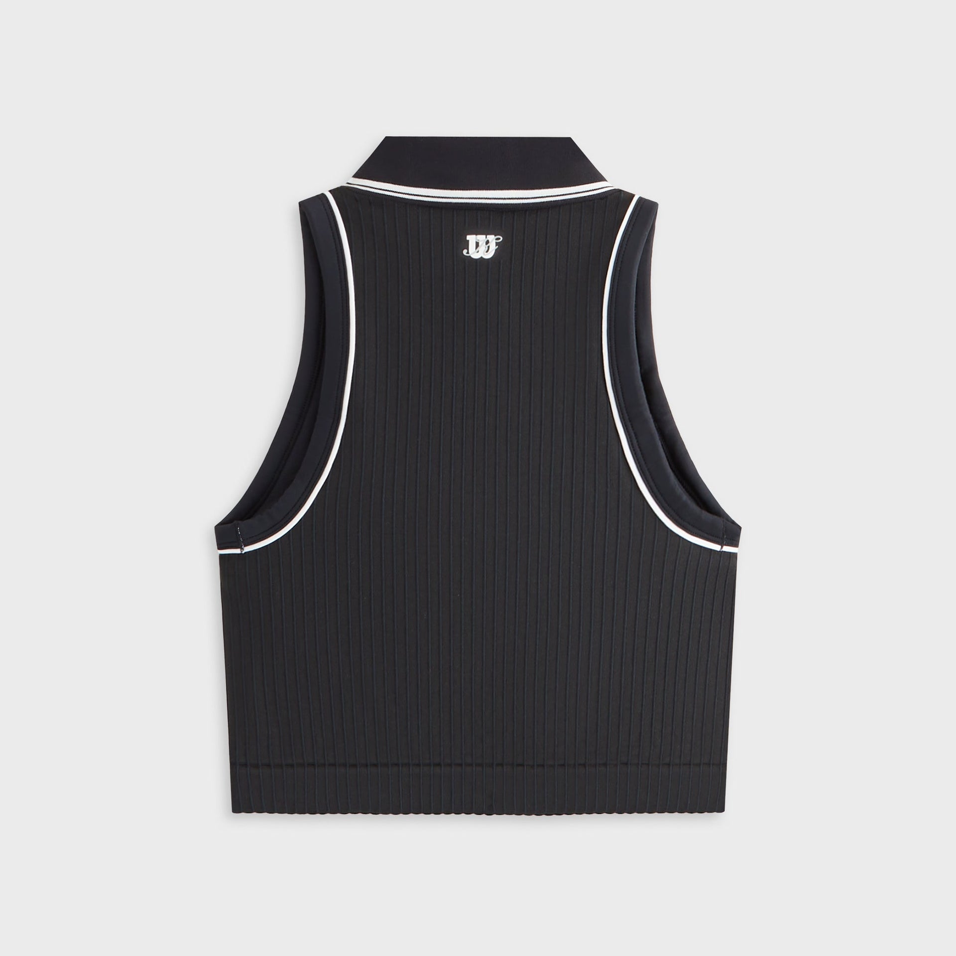 Kith Women for Wilson Classic Cropped Polo - Black