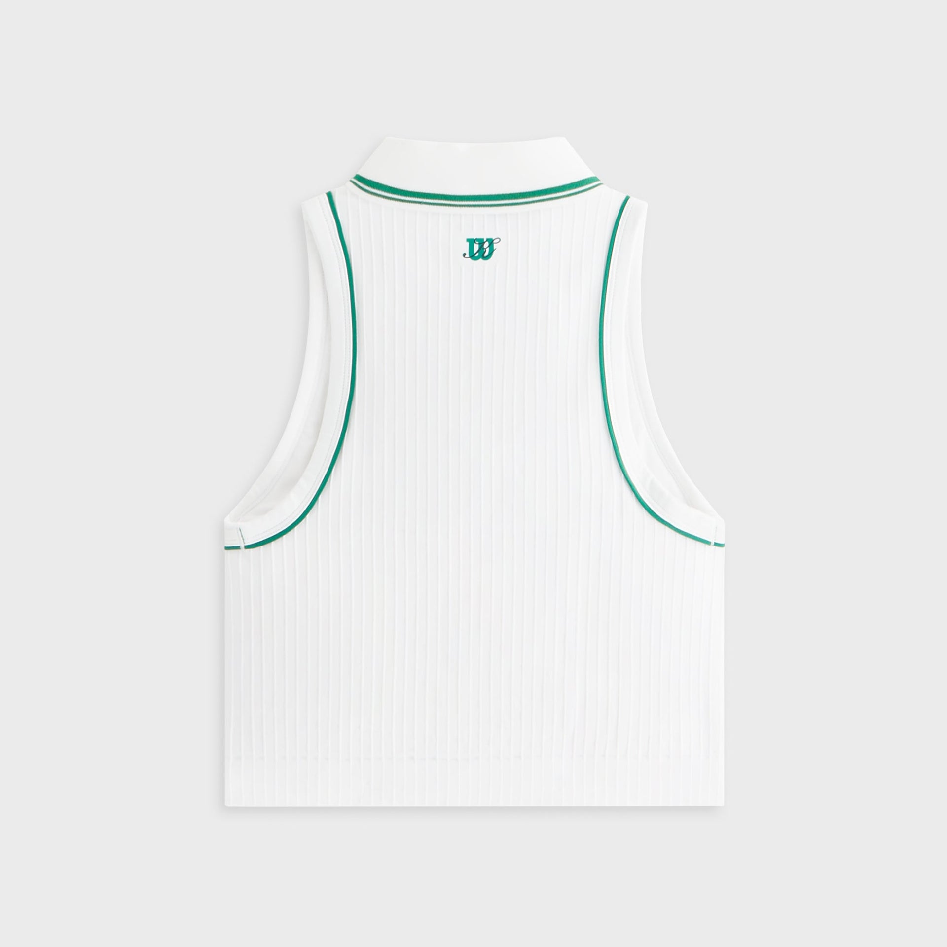 Kith Women for Wilson Classic Cropped Polo - White