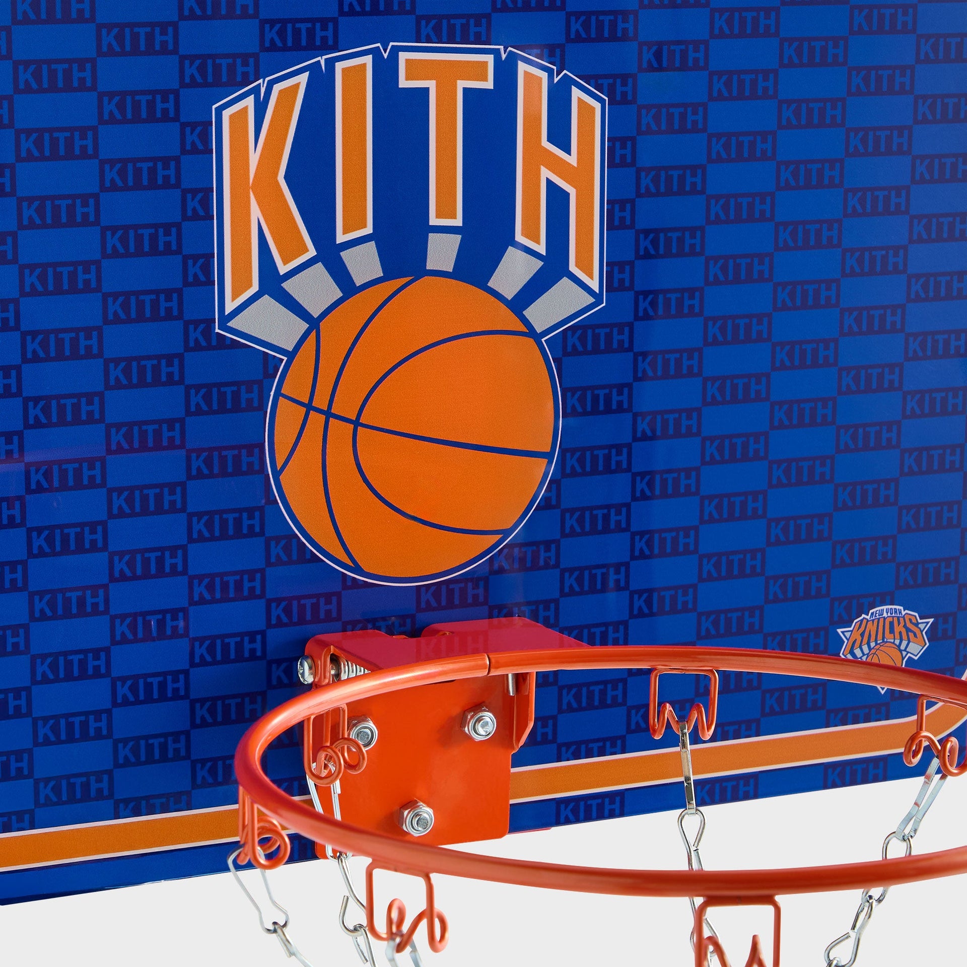 Kith & Wilson for the New York Knicks Mini Hoop - Navy / Orange