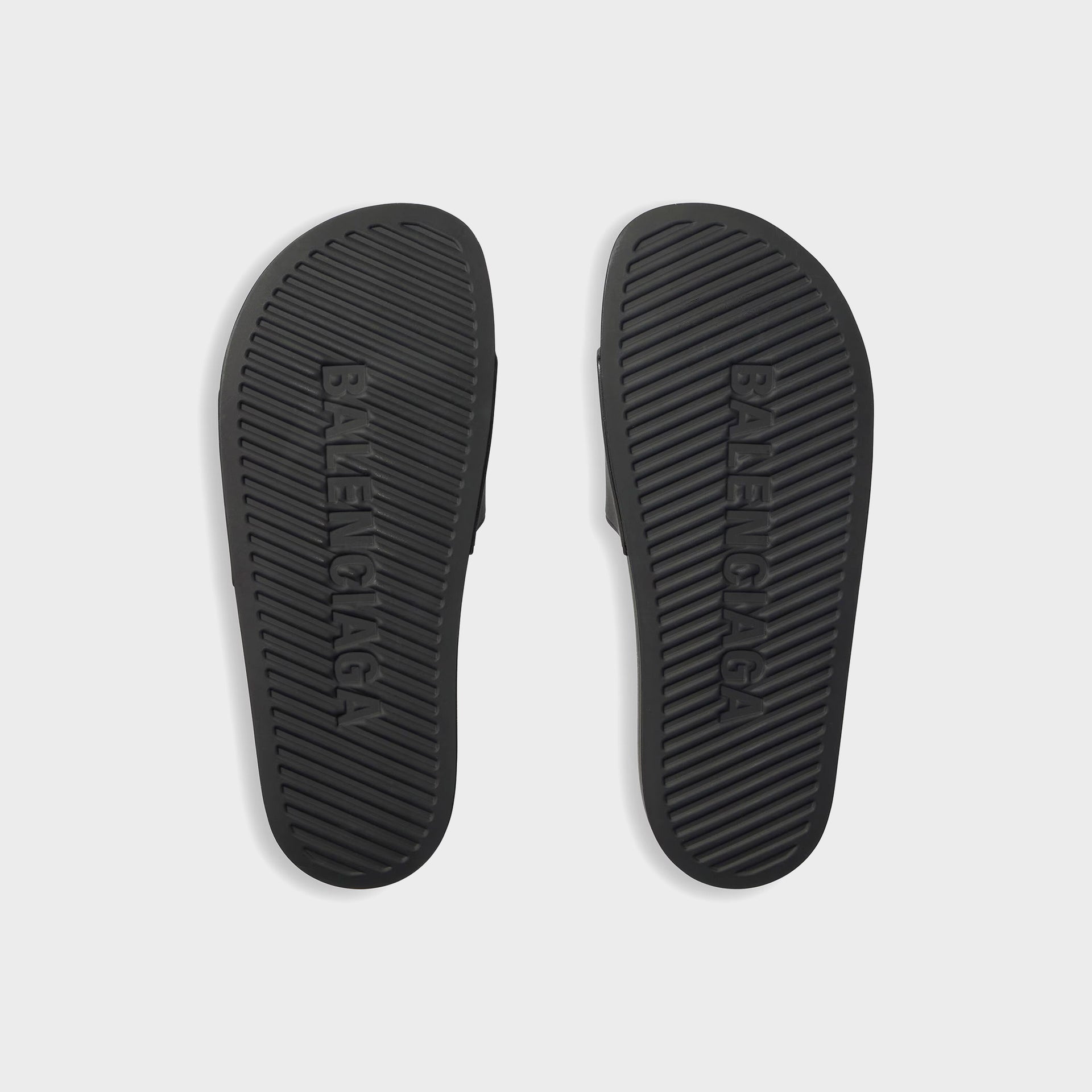 Balenciaga Pool Slide - Black / White