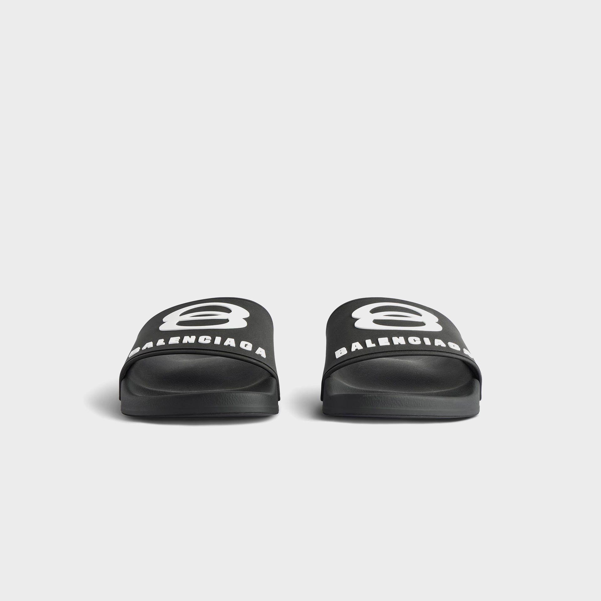 Balenciaga Pool Slide - Black / White