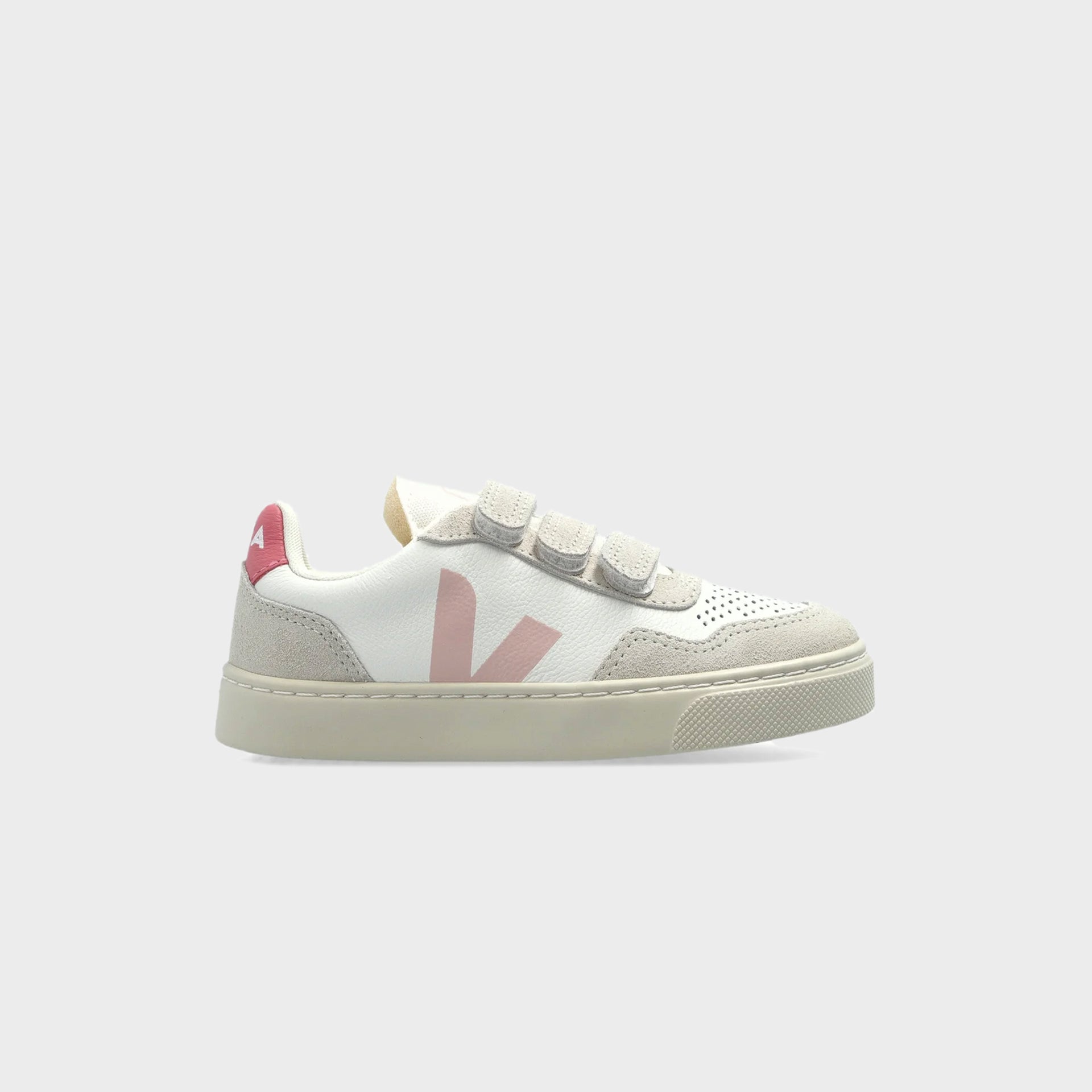 Veja Jr Small V-90 - Extra-White / Petale