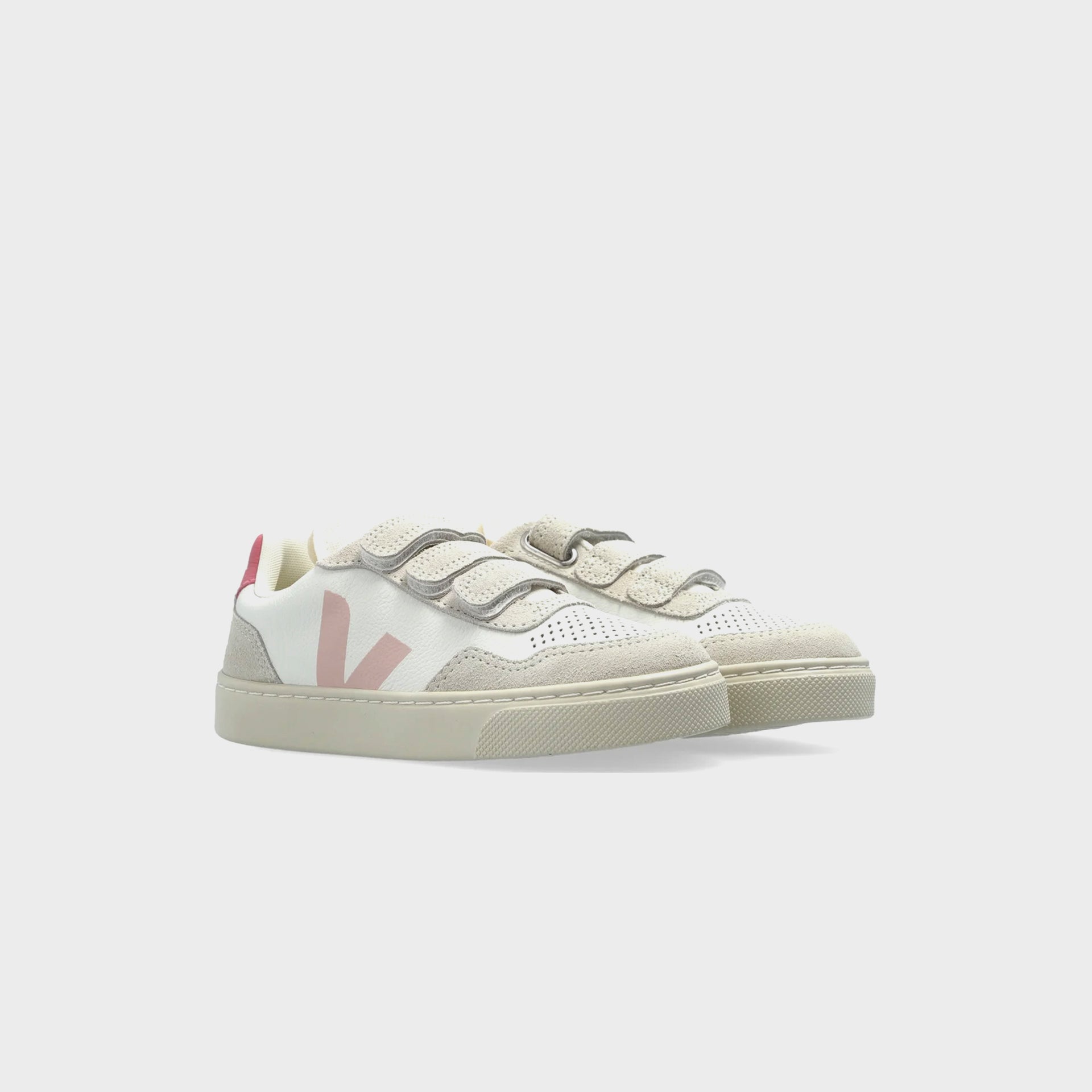 Veja Jr Small V-90 - Extra-White / Petale