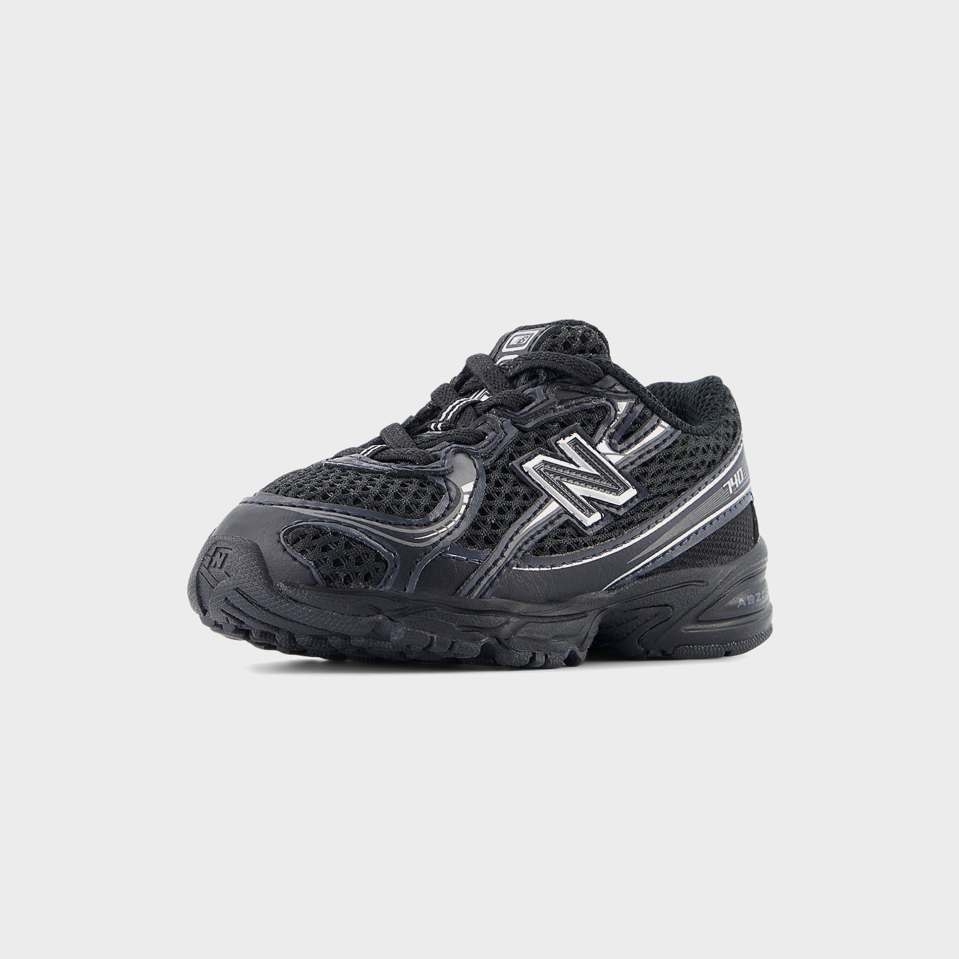 New Balance TD 740 Bungee Lace - Black / Silver Metallic
