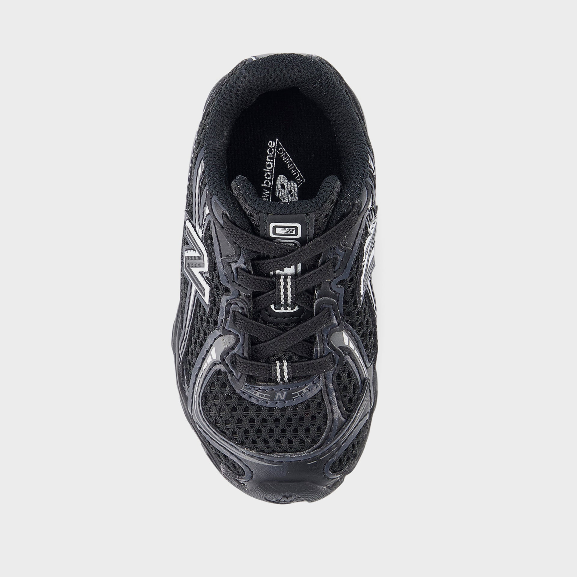 New Balance TD 740 Bungee Lace - Black / Silver Metallic