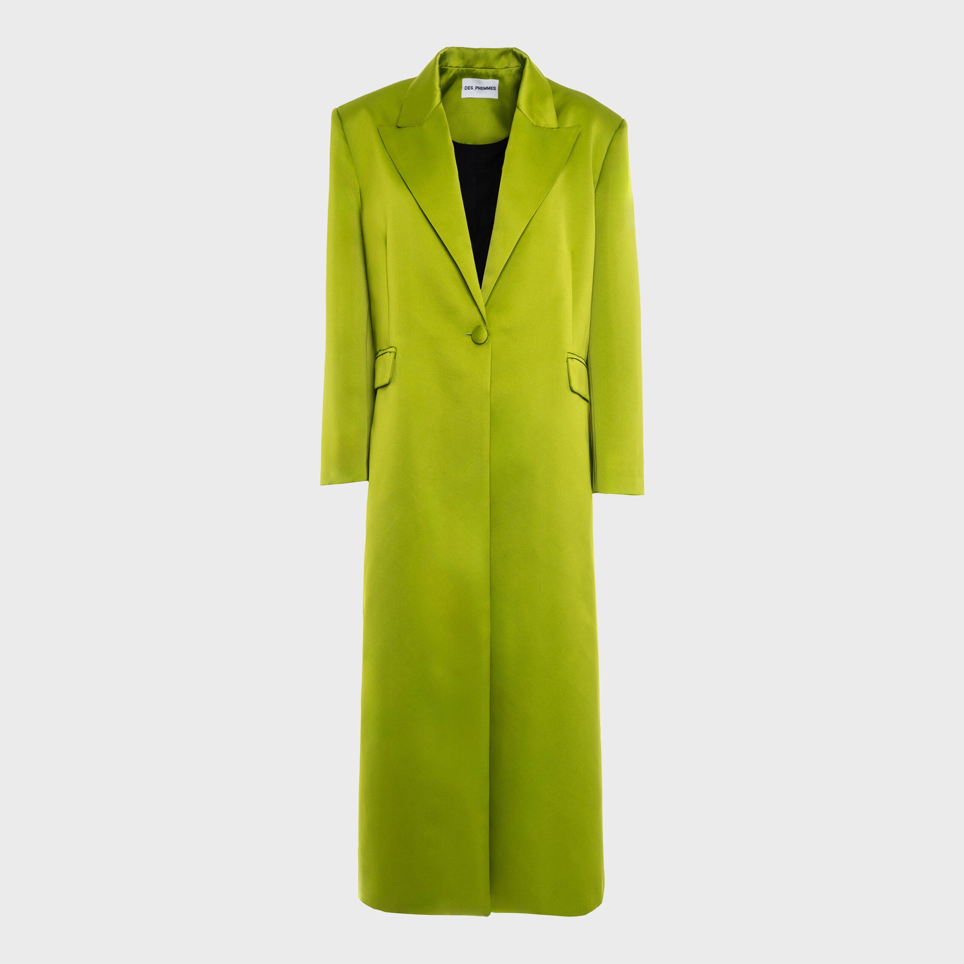Des Phemmes Coat - Lime