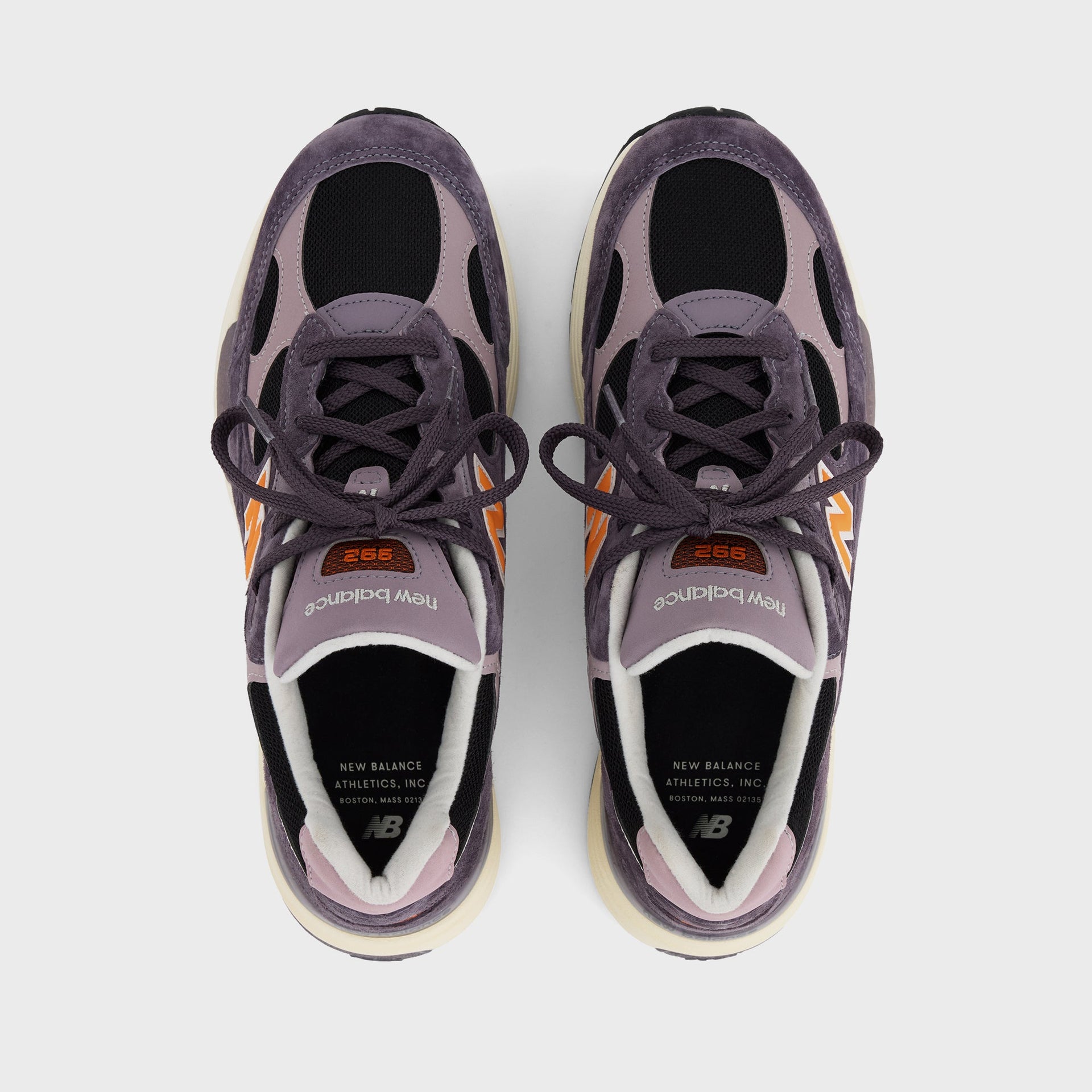 New Balance Made in USA 992 - Dark Ice Wine / Black / Sizzle