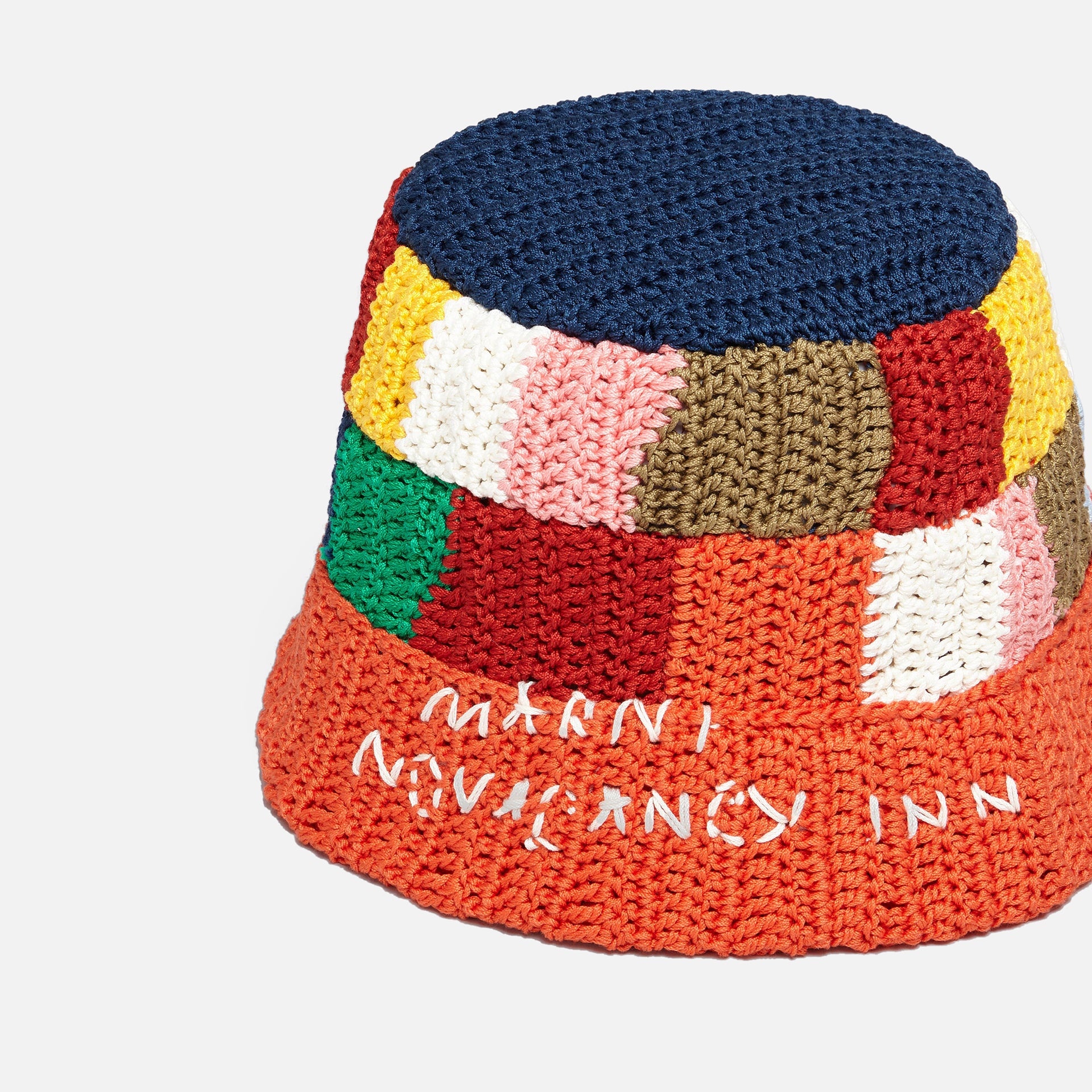 Marni x No Vacancy Inn Crochet Bucket Hat - Multi