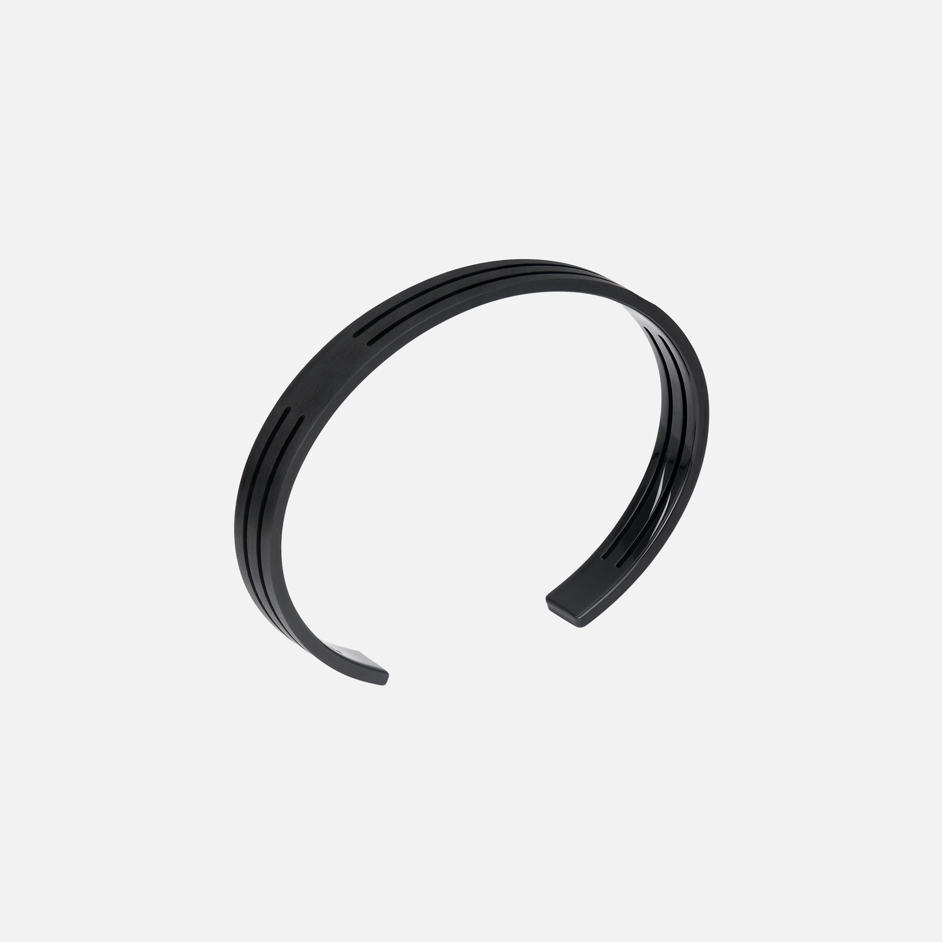 Le Gramme 8g Perforated Ribbon Bracelet - Silver