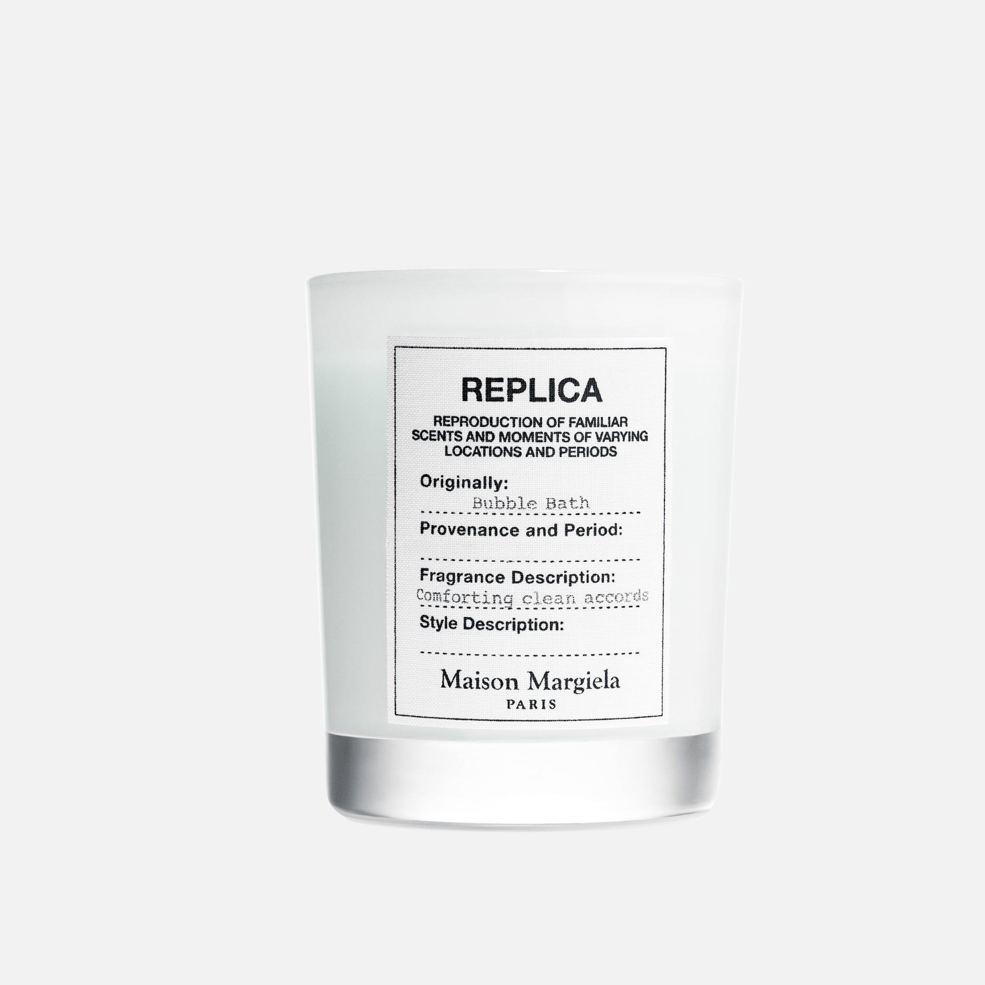 Maison Margiela Replica Bubble Bath Candle