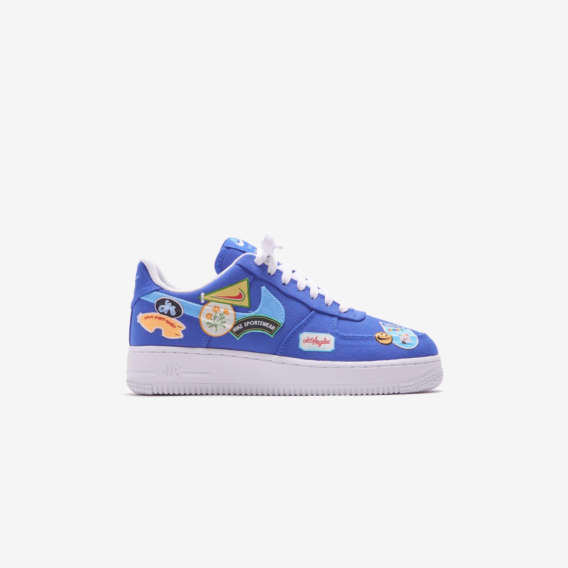 Nike Wmns Air Force 1 `07 PRM LA Racer - Racer Blue / University Blue / White