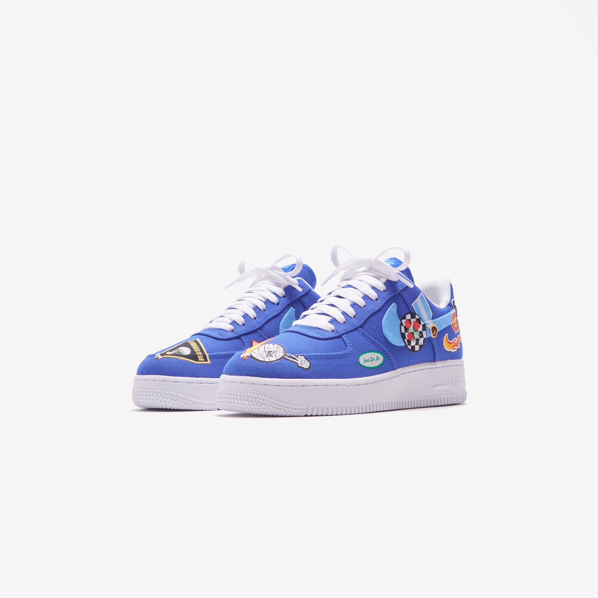 Nike Wmns Air Force 1 `07 PRM LA Racer - Racer Blue / University Blue / White