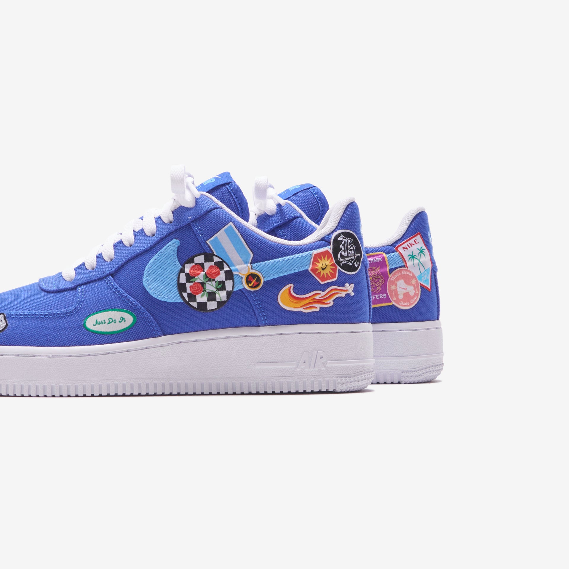 Nike Wmns Air Force 1 `07 PRM LA Racer - Racer Blue / University Blue / White