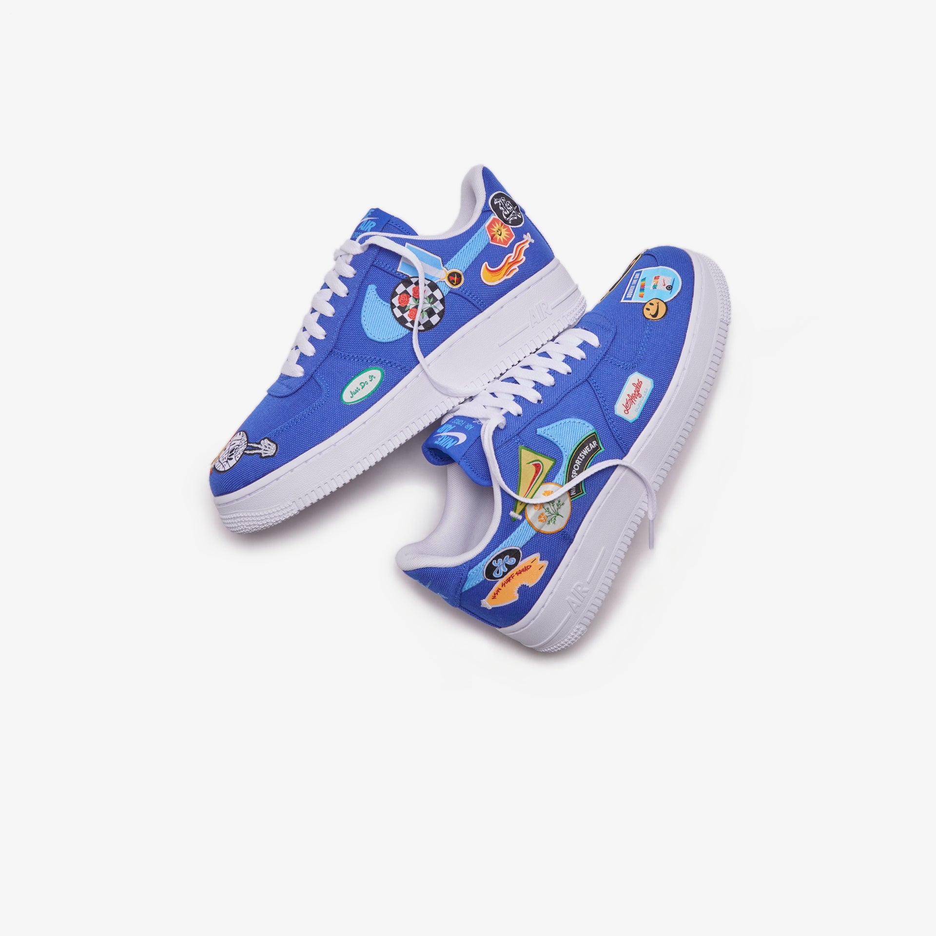 Nike Wmns Air Force 1 `07 PRM LA Racer - Racer Blue / University Blue / White