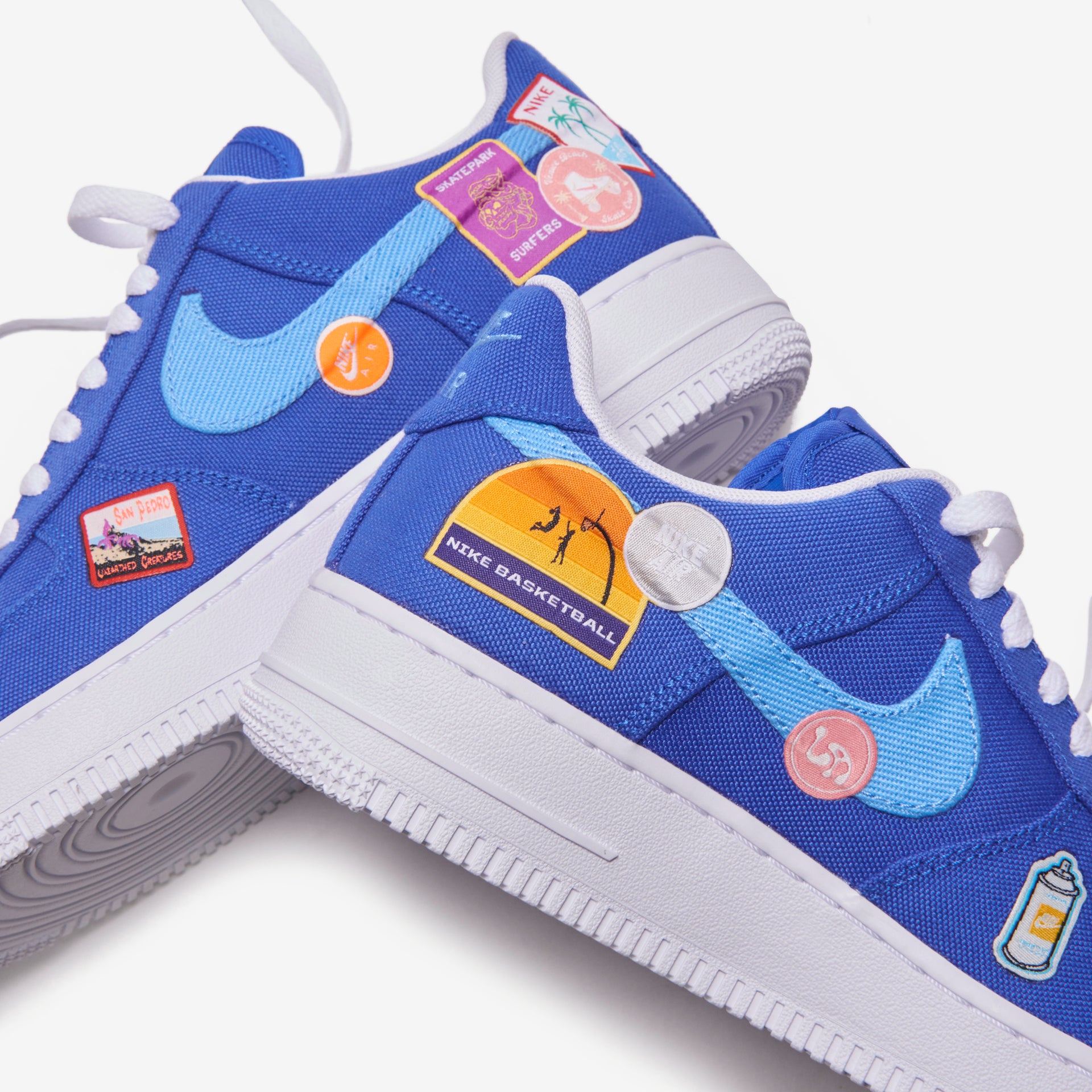 Nike Wmns Air Force 1 `07 PRM LA Racer - Racer Blue / University Blue / White