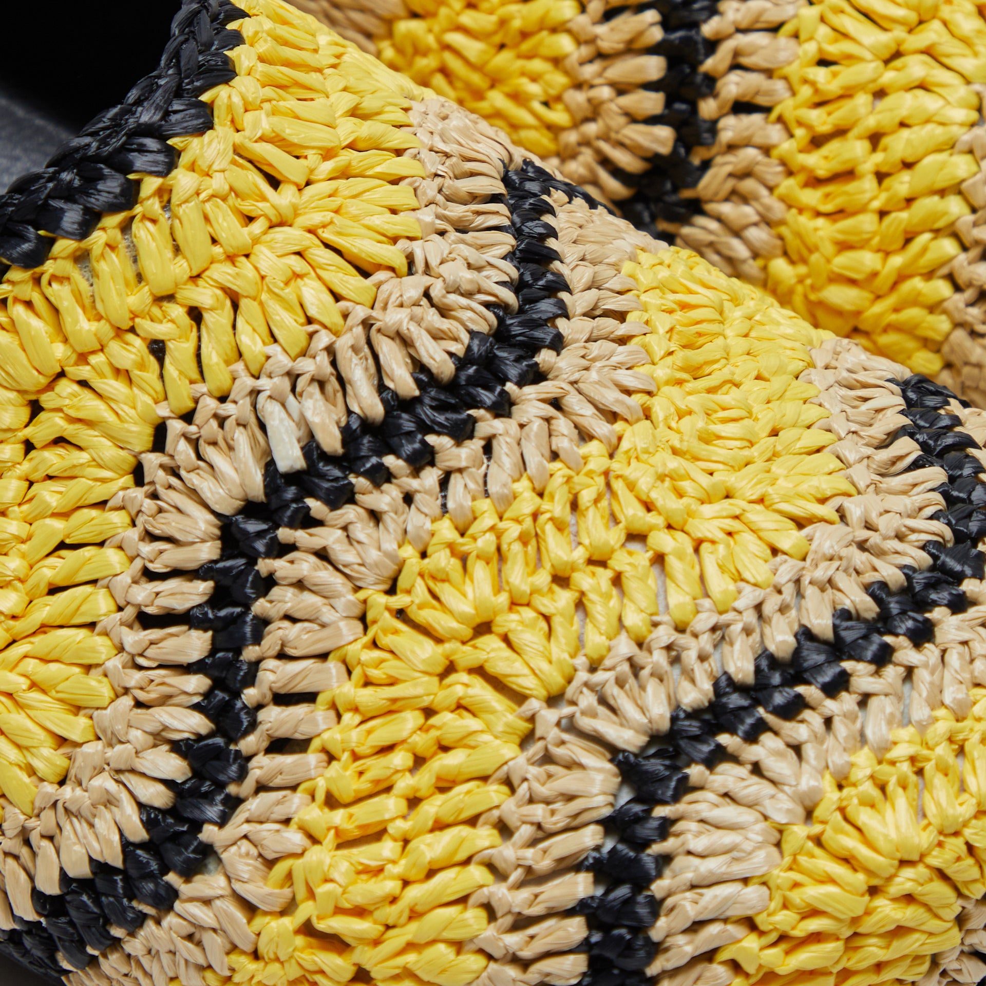 Marni x No Vacancy Inn Fussbet Sabot Rafia Waves - Sun / Natural