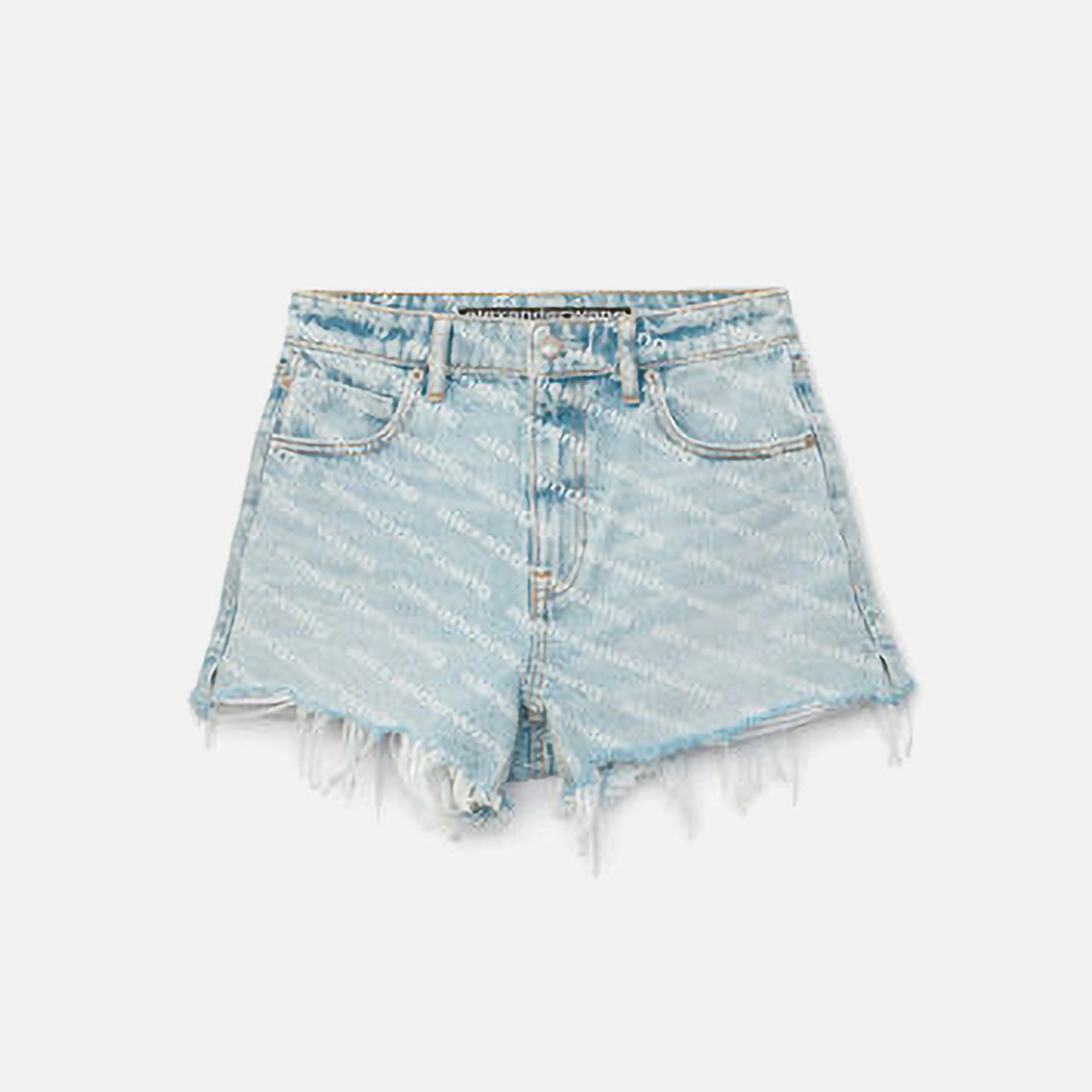 Alexander Wang Logo Bite Short - Pebble Beach